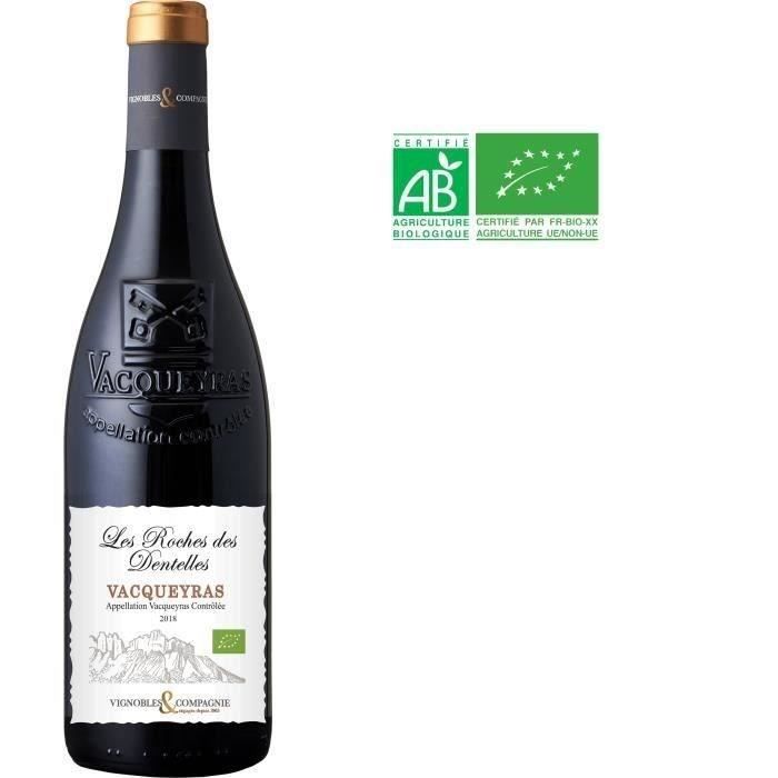Les Roches des Dentelles 2018 AOC Vacqueyras - Vin rouge de la Vall�e du Rh�ne - Bio