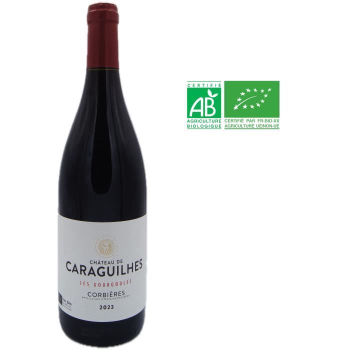 Ch�teau des Caraguilhes 2023 Cuv�e Les Gourgoules Corbieres - Vin rouge de Languedoc-Roussillon - Bio