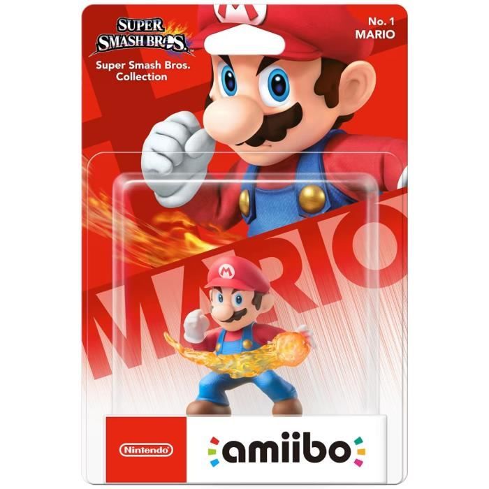 Figura Amiibo - Mario N�1 � Colecci�n Super Smash Bros.