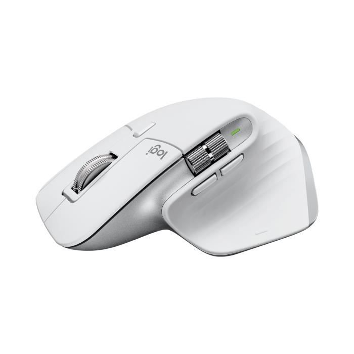 Logitech - Wireless Mouse - MX Master 3S Performance, Ergonomic - Pale Gray