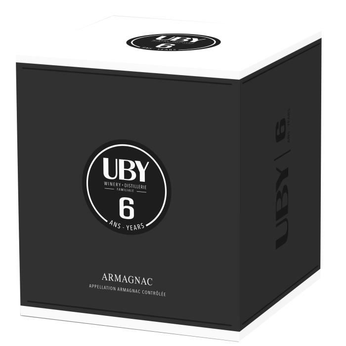 UBY Armagnac 6 ans d'âge 40° - 50 cl