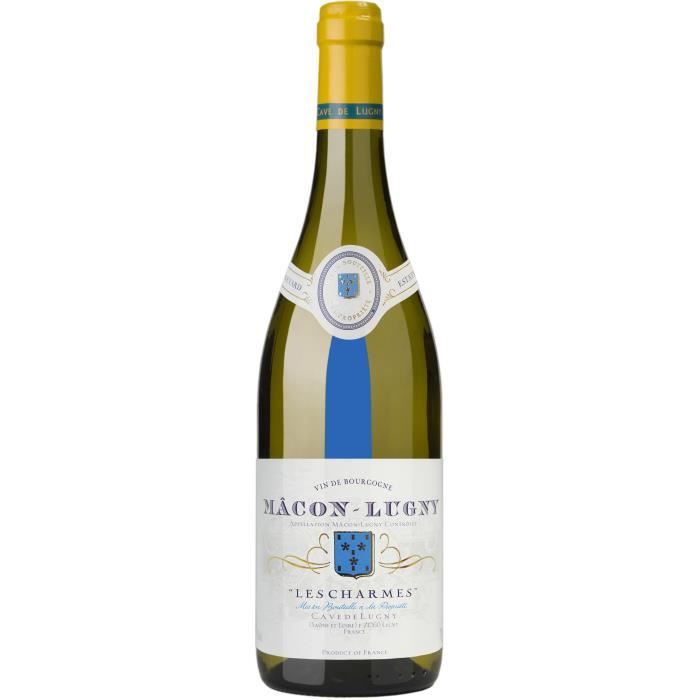 Cave de Lugny Mâcon-lugny Les Charmes - Vin blanc de Bourgogne