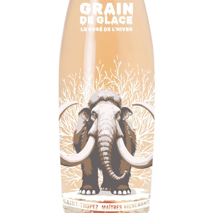 Image secondaire de Coffret Vin Rosé Grain de Glace 2025 avec 2 Verres