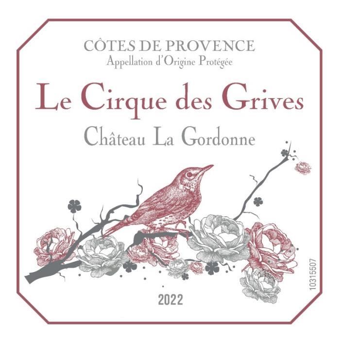 Image secondaire de Château La Gordonne Le Cirque des Grives 2022 Côtes de Provence - Vin rosé de Provence - Bio