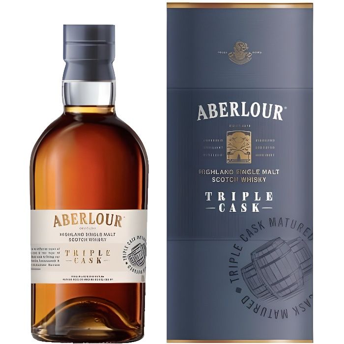 Whisky Aberlour Triple Cask - Highland Single malt whisky - Ecosse - 40%vol - 70cl sous étui
