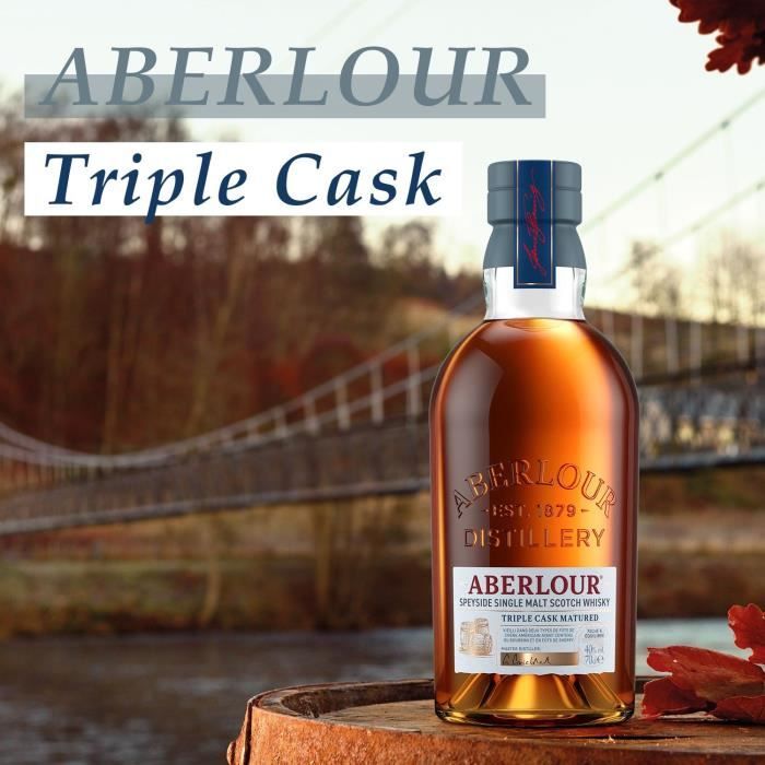 Image secondaire de Aberlour - Triple Cask - Whisky Ecossais Single Malt - 40,0% Vol. - 70cl