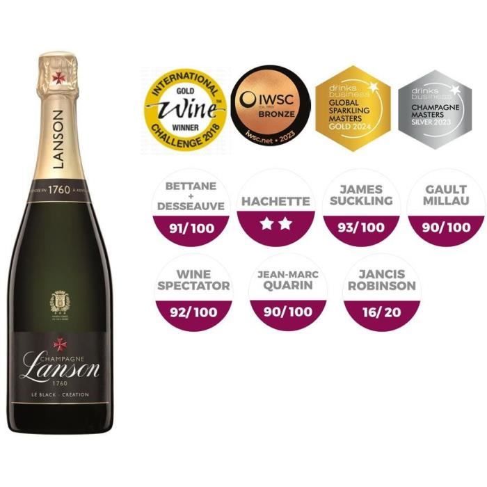 Lanson le Black Cr�ation - Brut 75 cl