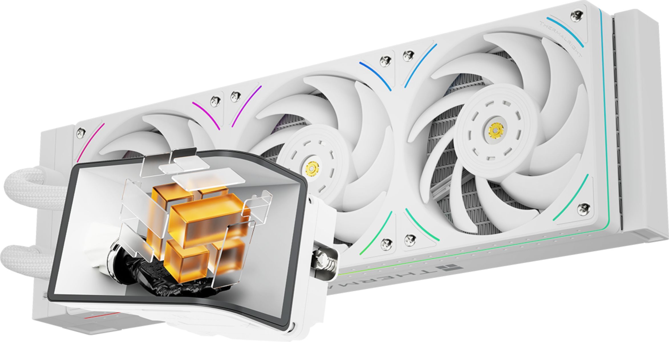 Watercooling AIO THERMALRIGHT Wonder Vision 360 UB - Ventilateurs 120mm et Afficheur AMOLED Blanc