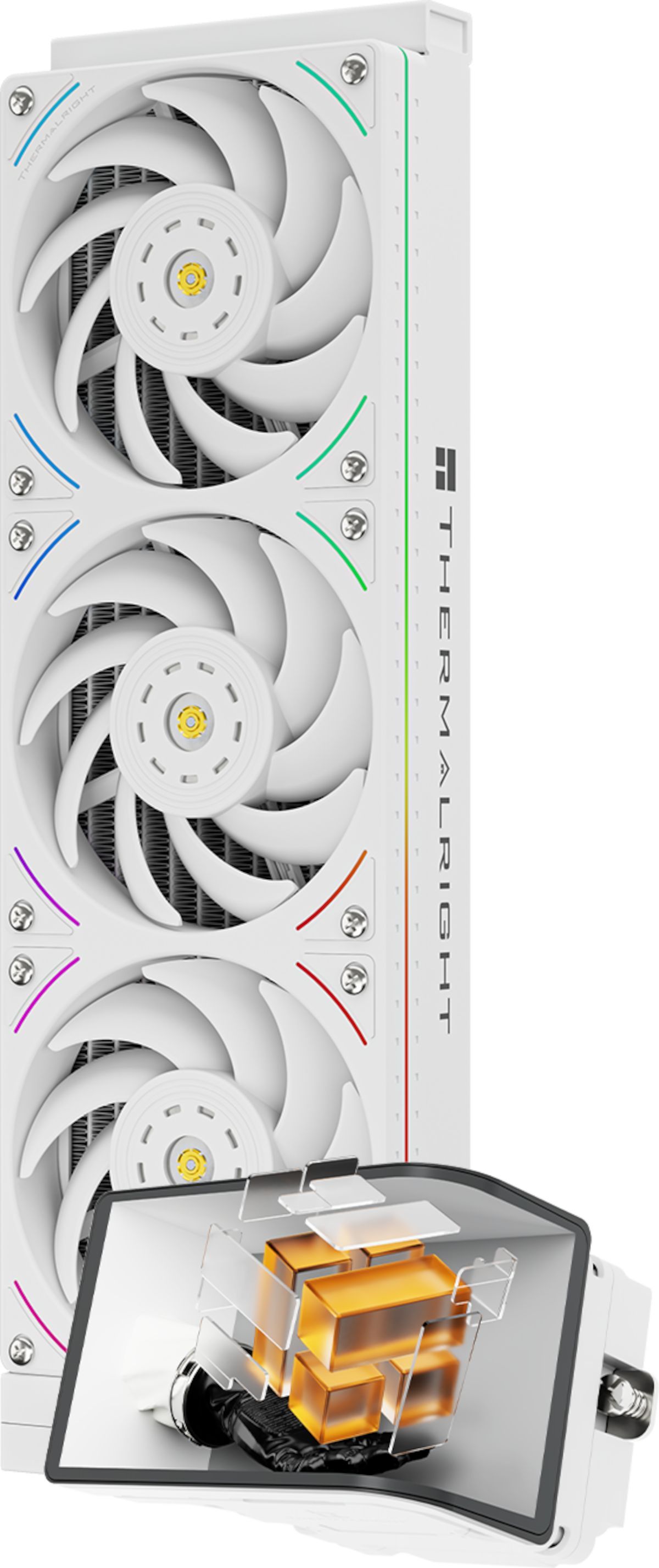 Image secondaire de Watercooling AIO THERMALRIGHT Wonder Vision 360 UB - Ventilateurs 120mm et Afficheur AMOLED Blanc