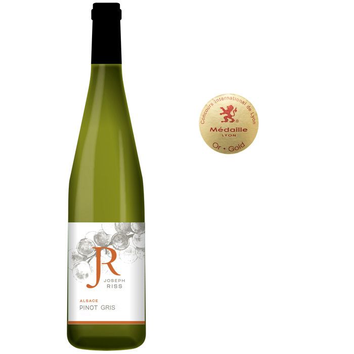 Joseph Riss Pinot Gris - Vin blanc d'Alsace 2023