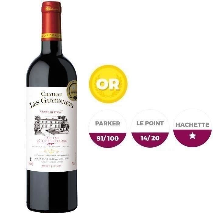 Ch�teau Les Guyonnets 2015 Cadillac  C�tes de Bordeaux - Vin rouge de Bordeaux