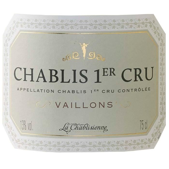 Vaillons 2015 Chablis - Vin blanc de Bourgogne