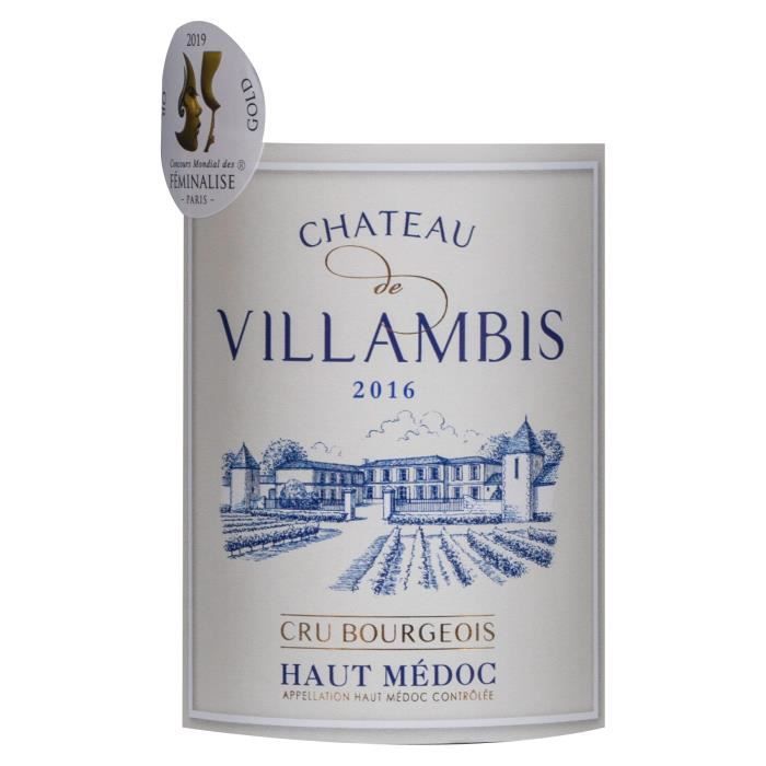 Image secondaire de Château Villambis 2016 Haut Médoc Cru Bourgeois - Vin rouge de Bordeaux