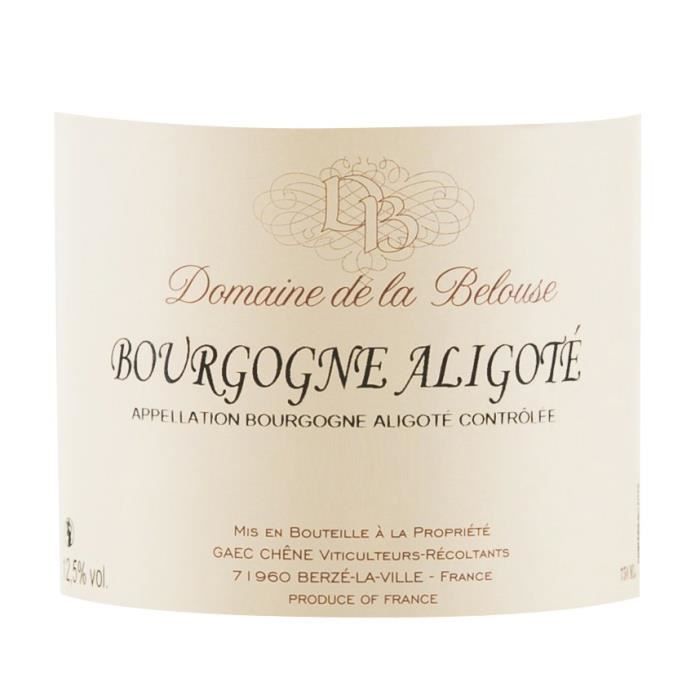 Domaine de la Belouse 2020 Bourgogne Aligoté - Vin blanc de Bourgogne