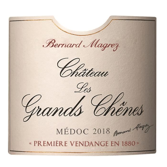 Image secondaire de Château Les Grands Chênes 2018 - Vin Rouge Médoc