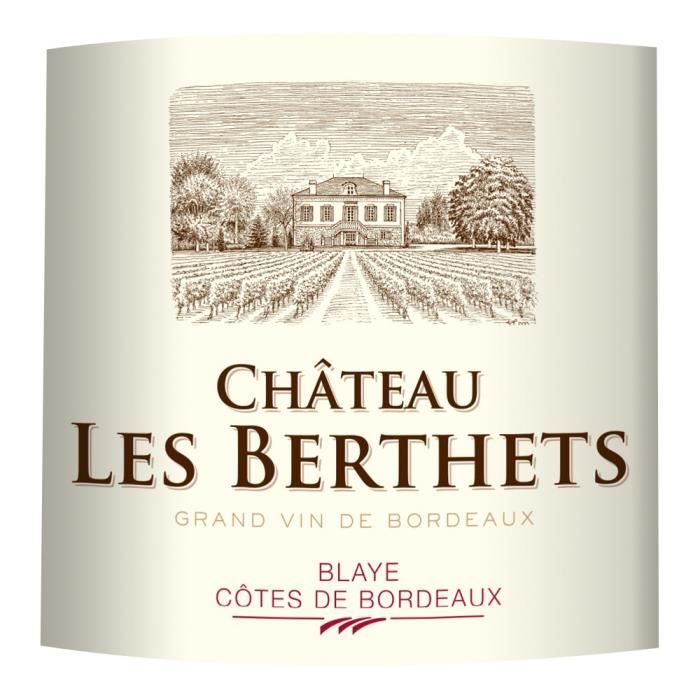 Image secondaire de Château Les Berthets 2023 Blaye Côtes de Bordeaux - Vin rouge de Bordeaux