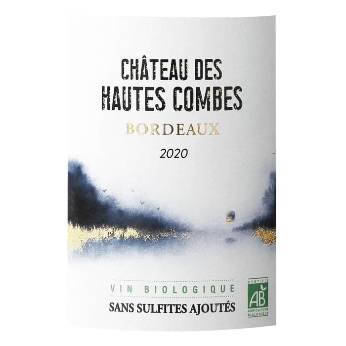 Image secondaire de Château des Hautes Combes 2020 Bordeaux - Vin rouge de Bordeaux - Bio