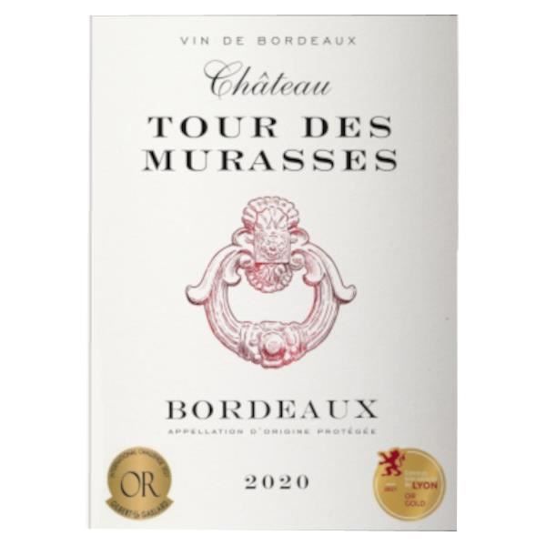 Château Tour des Murasses 2020 Bordeaux - Vin rouge de Bordeaux