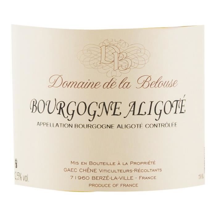 Domaine de la Belouse 2021 Bourgogne Aligoté - Vin blanc de Bourgogne