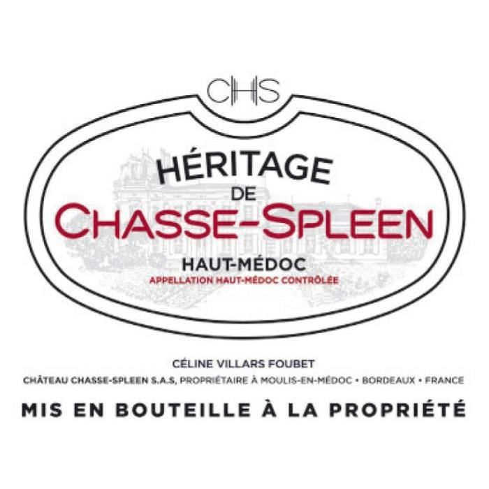 Image secondaire de L'Héritage de Chasse-Spleen 2021 - Vin Rouge Haut-Médoc