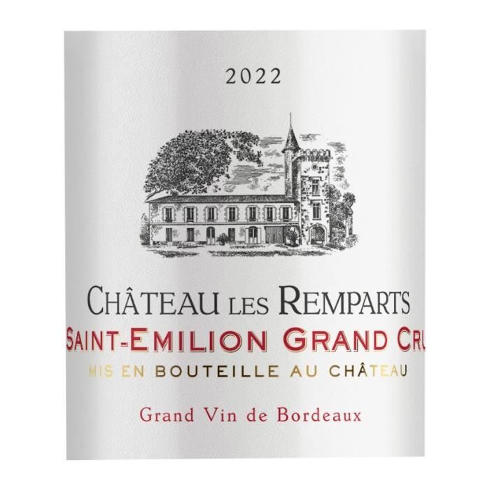Image secondaire de Château Les Remparts 2022 - Vin Rouge Saint-Emilion Grand Cru