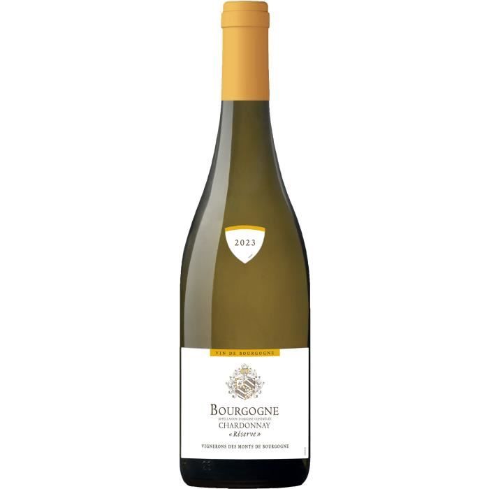 Bourgogne Chardonnay Réserve 2023 - Vin Blanc de Vignerons des Monts de Bourgogne