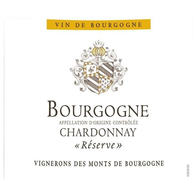 Image secondaire de Bourgogne Chardonnay Réserve 2023 - Vin Blanc de Vignerons des Monts de Bourgogne