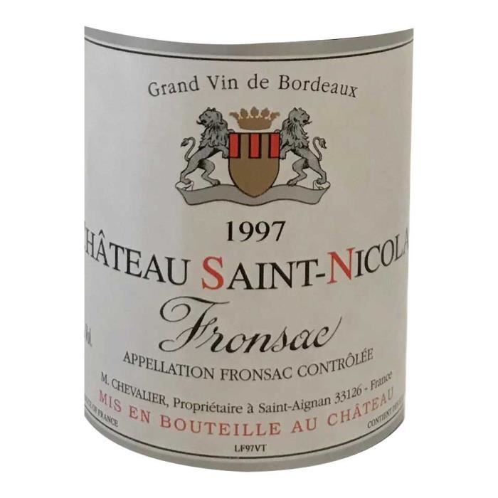 Image secondaire de Château Saint-Nicolas 1997 - Vin Rouge de Bordeaux AOC Fronsac