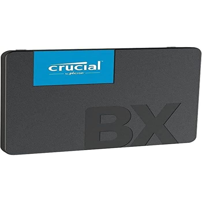CRUCIAL - Disque SSD Interne - BX500 - 500go - 2,5 pouces (CT500BX500SSD1)