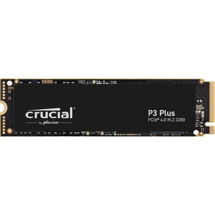Disque dur SSD CRUCIAL P3 Plus 2 To PCIe 4.0 NVMe M.2 2280