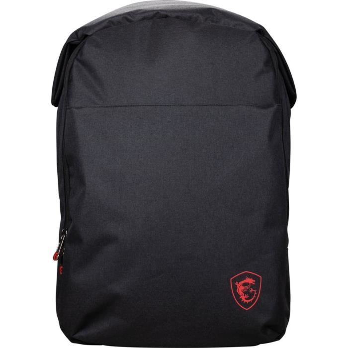 MSI Sac a Dos Stealth Trooper pour Ordinateur Portable Gaming - 17.3 - Noir