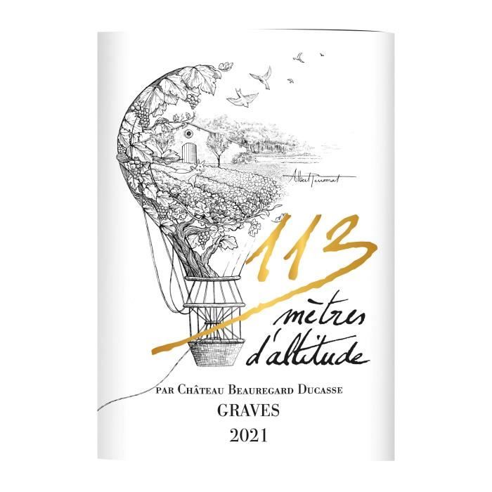 113 metres d'altitude 2019 Graves - Vin rouge de Bordeaux