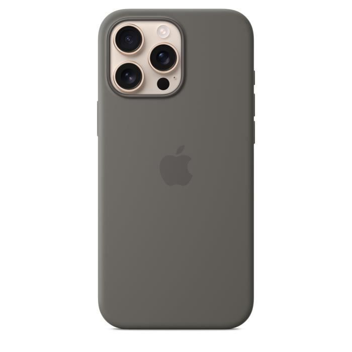 APPLE iPhone 16 Pro Max - Silicone Case with MagSafe - Stone Gray