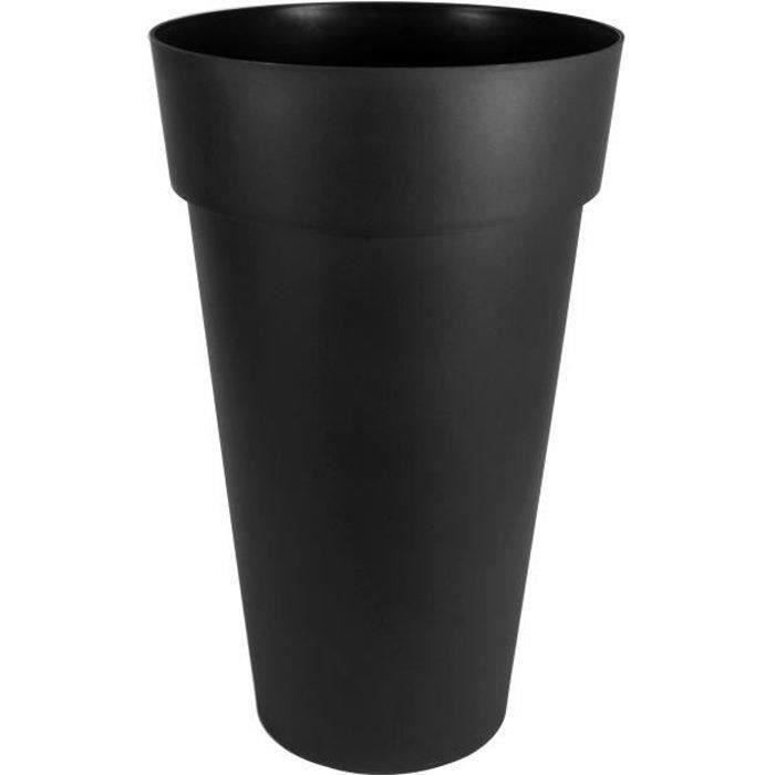 EDA Vase Toscane XXL - ? 48 x H 80 cm - 90 L - Gris anthracite