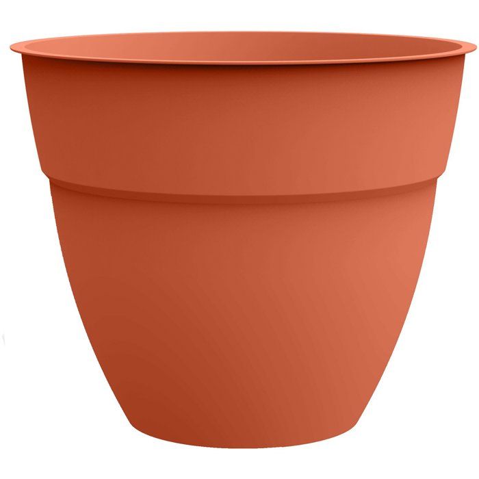 Pot de Fleur Rond Osaka - EDA - Orange Terre Battue - Ø 40 cm