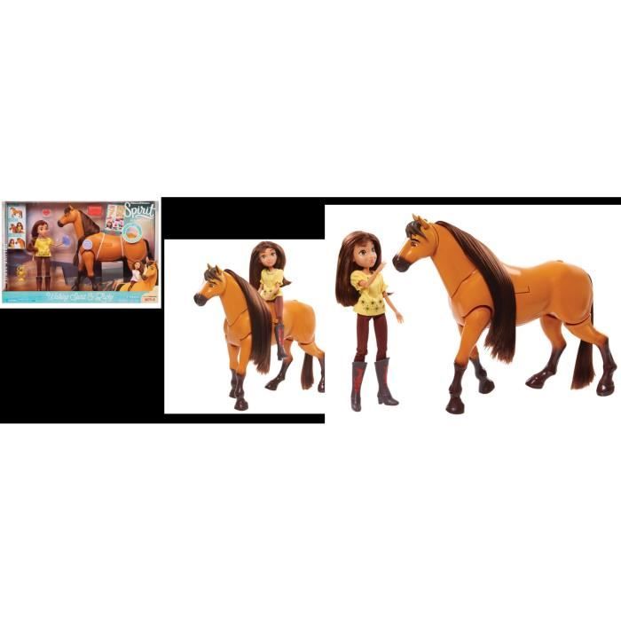 Spirit - Coffret Spirit qui Marche avec Poupée et Accessoires