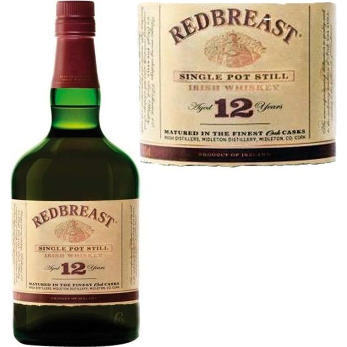 Redbreast 12 ans - Single Pot Still Irish Whiskey - 40% - 70cl