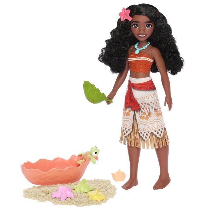 Image secondaire de Disney - Poupée Vaiana et Compagnie avec accessoires - Disney Princess - JFT12