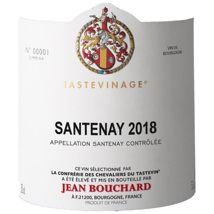 Jean Bouchard Tasteviné 2018 Santenay - Vin rouge de Bourgogne