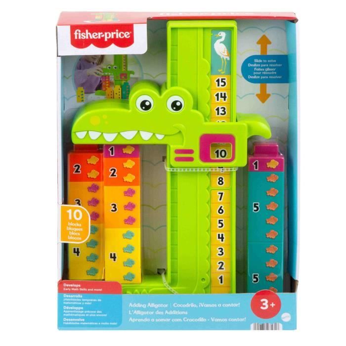 Image secondaire de Fisher-Price-L'Alligator Des Additions-Jouet D'Apprentissage JCT13