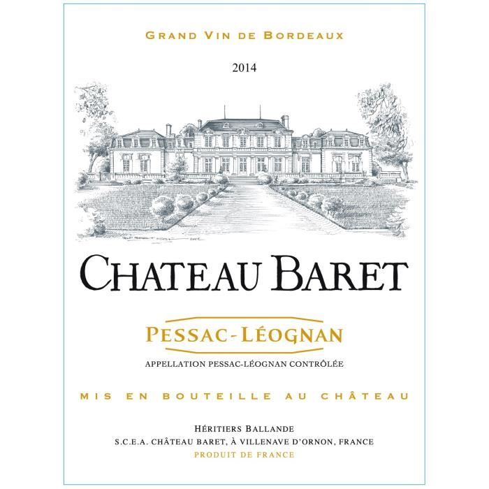 Image secondaire de Château Baret 2014 Pessac-Léognan - Vin rouge de Bordeaux