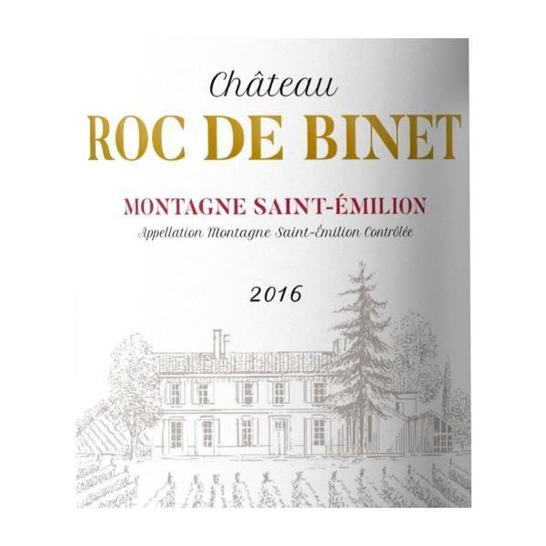 Château Roc de Binet 2016 Montagne Saint-Emilion - Vin rouge de Bordeaux