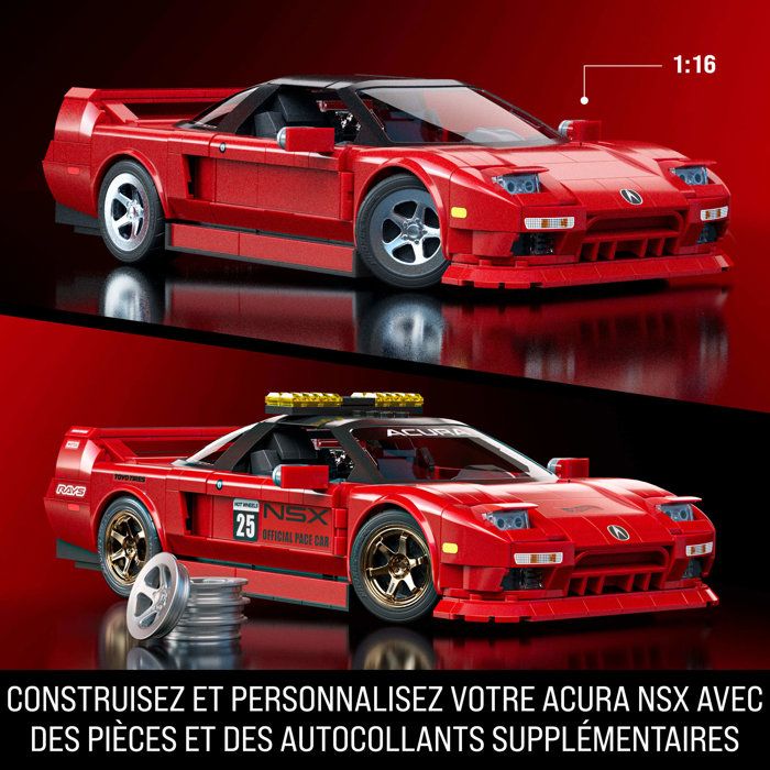 Image secondaire de Coffret de Construction NSX Acura des Années 90 - Hot Wheels