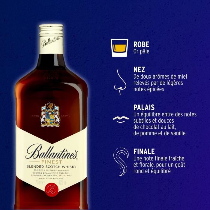 Image secondaire de Ballantine's - Finest Whisky Ecossais - 40,0% Vol. - 200cl