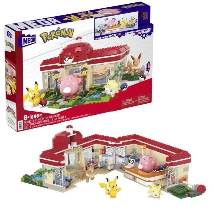 CENTRO POKEMON FORESTA - MEGA - HNT93 - MATTONI DA COSTRUZIONE CON LICENZA MEGABLOKS