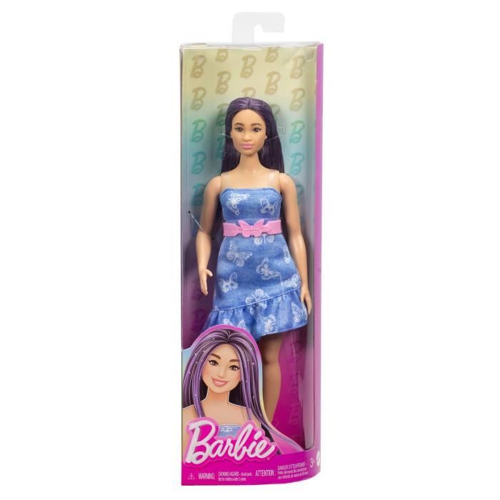 Image secondaire de Poupée Barbie Fashionistas Robe Azur Papillon