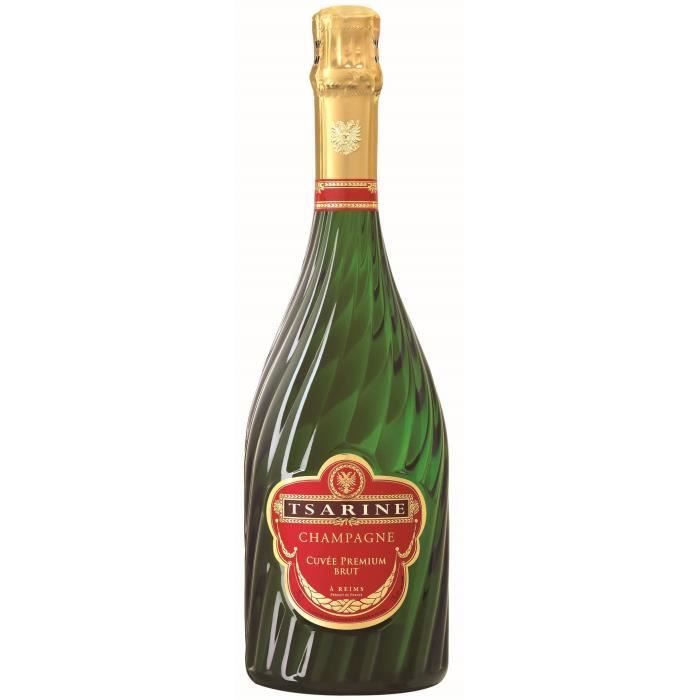 Champagne Tsarine Cuvée Premium Brut avec étui Boîte Métal Tsar'in