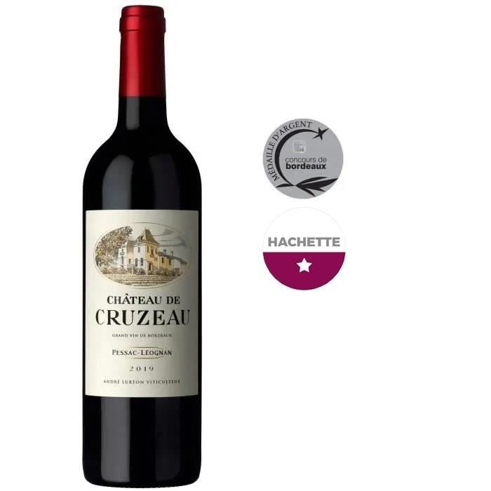 Château de Cruzeau 2019 Pessac-Léognan - Vin rouge de Bordeaux