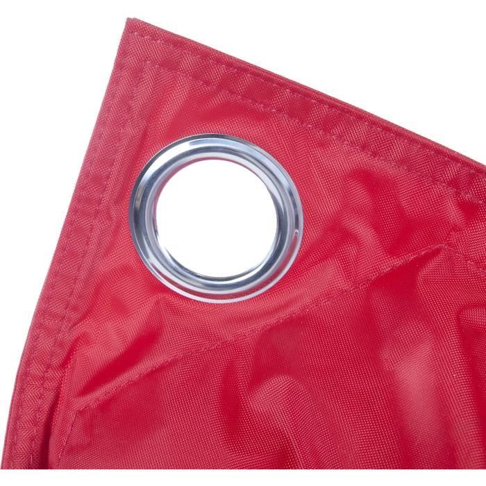 JAVA Pouf géant imperméable - 110x130 cm - Rouge