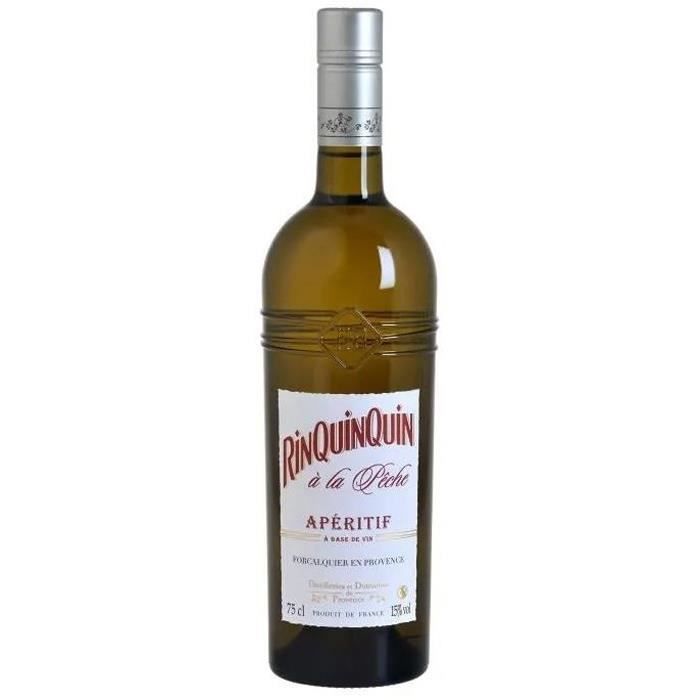 Rinquinquin a la peche - Ap�ritif a base de vin - 15,0% Vol. - 75 cl
